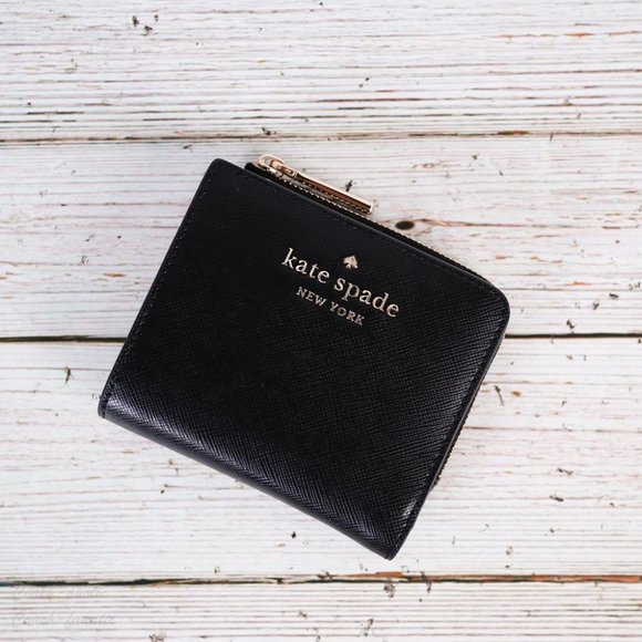 NWT Kate Spade Staci Small L-zip Bifold Wallet